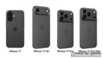 iPhone 17, 17 Air, 17 Pro, iPhone 17 Pro Max