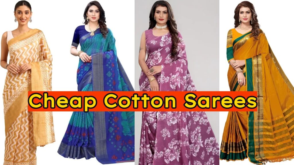 Cotton sarees
