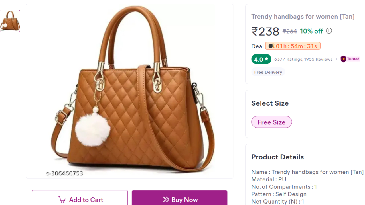 Fashionable Women's Handbag