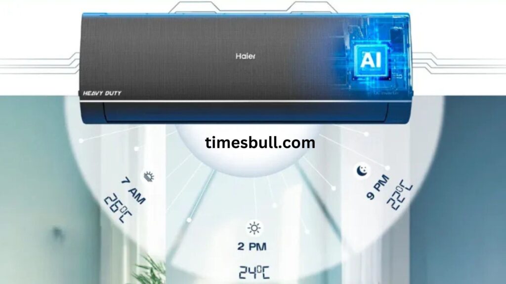 Haier AC: Now get super cooling  With 10 seconds will make the room look like Shimla