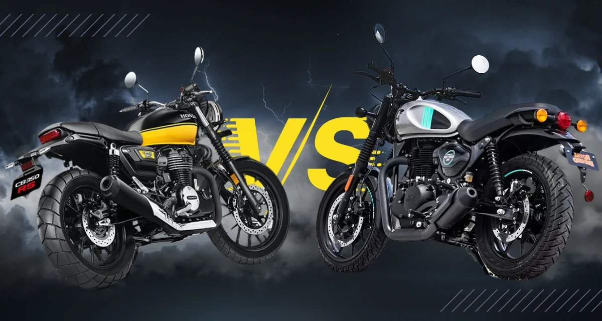 Honda Cb350 Rs Vs Royal Enfield Hunter 350 1200x640