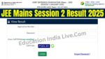 JEE Main Session 2 Result