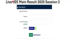 Jee Mains 2025 Result
