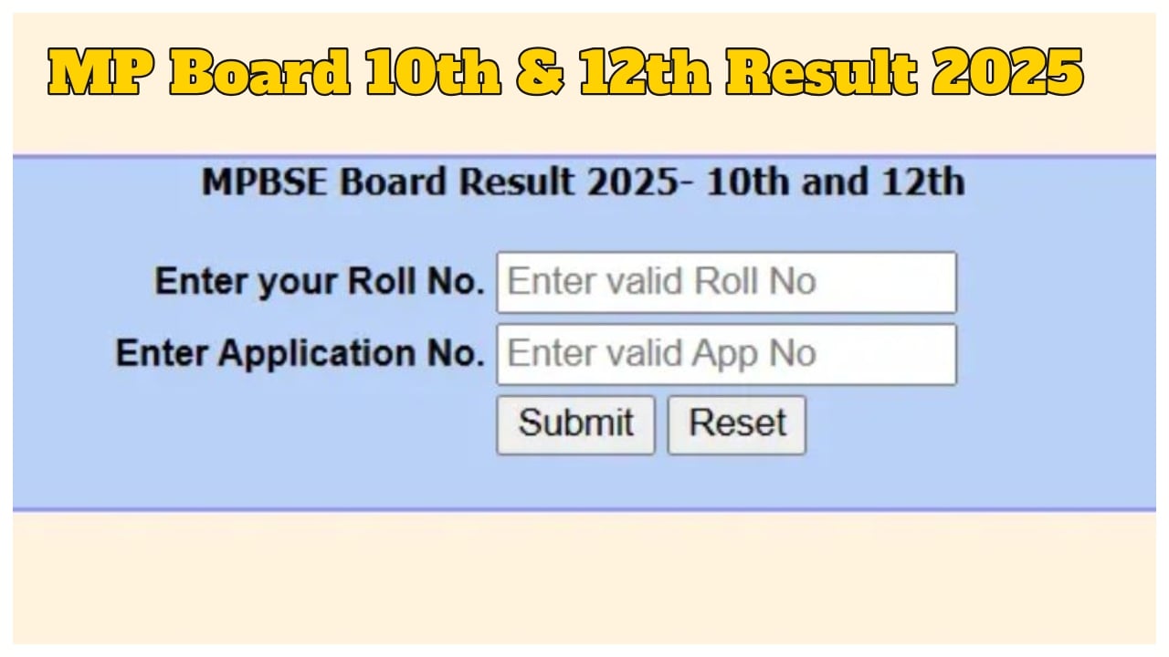 MP Board 10th & 12th...