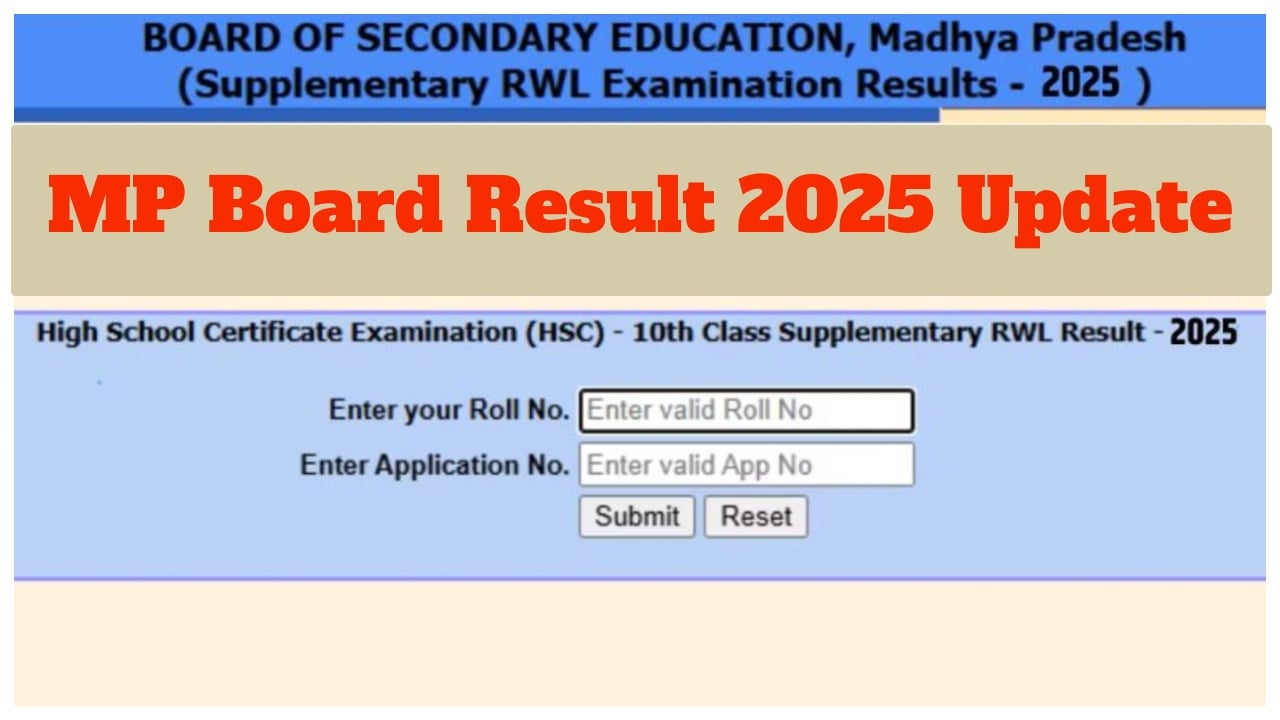 MP Board Result 2025