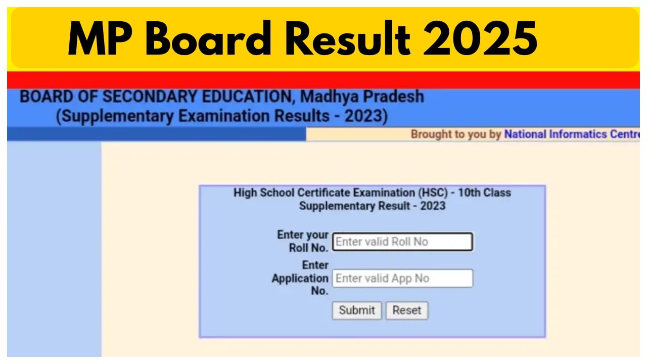 MPBSE 10th 12th Result 2025...