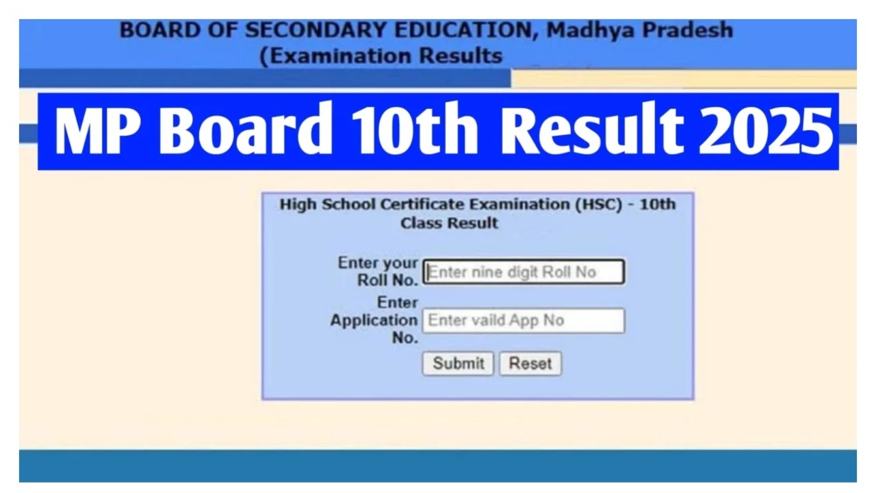 MPBSE 10th & 12th Result...