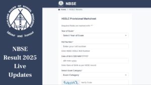 Nagaland Board Result 2025