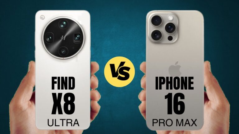 Oppo Find X8 Ultra vs iPhone 16 Pro Max