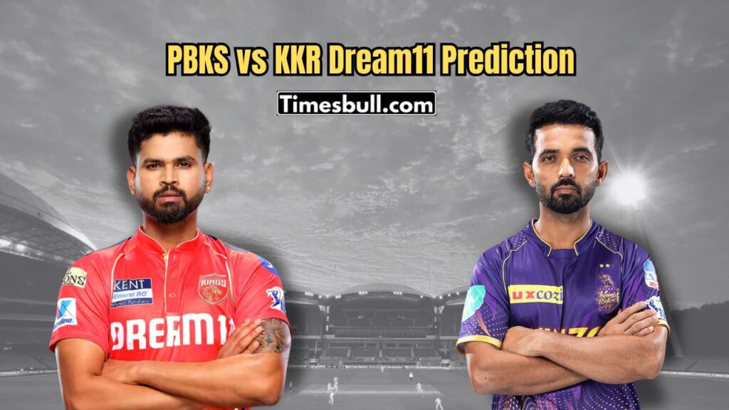 PBKS vs KKR Dream11 Prediction: Choose Your Best Fantasy Team for Today’s IPL Clash