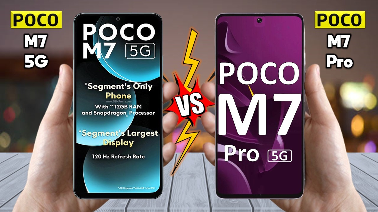 Poco M7 Pro 5G vs...
