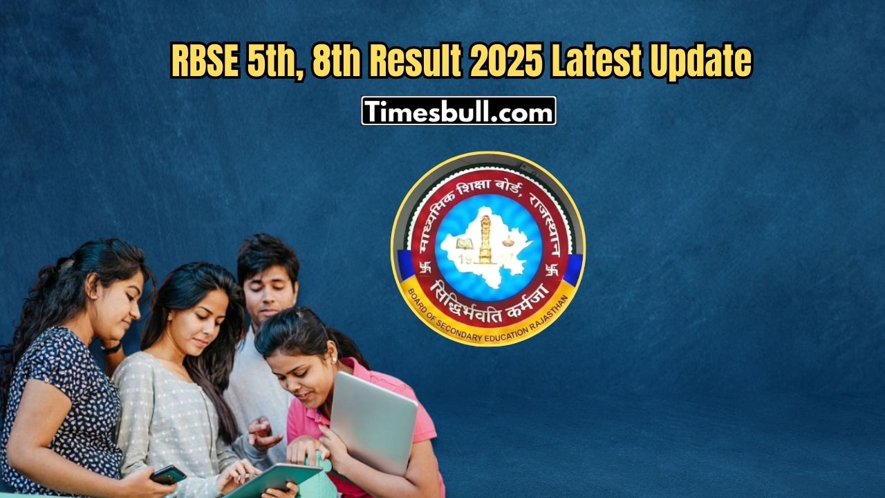 RBSE 5th, 8th Result