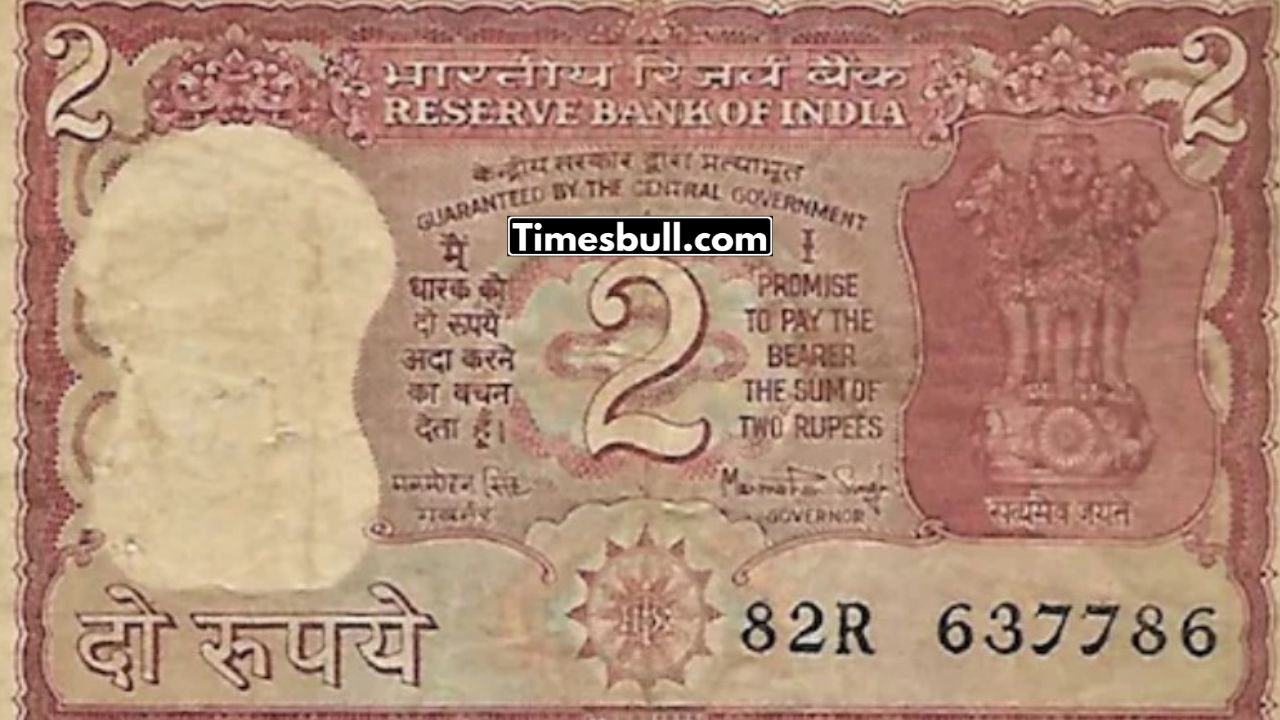 Rare ₹2 Note with Manmohan Singh’s Signature