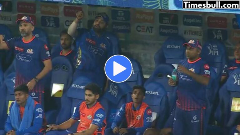 Rohit Sharma’s smart move from the dugout helped Mumbai defeat Delhi — watch the winning moment