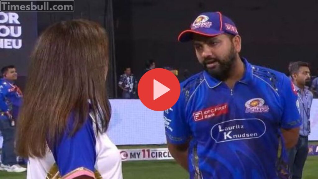 Watch: Serious chat between Rohit Sharma and Nita Ambani on field