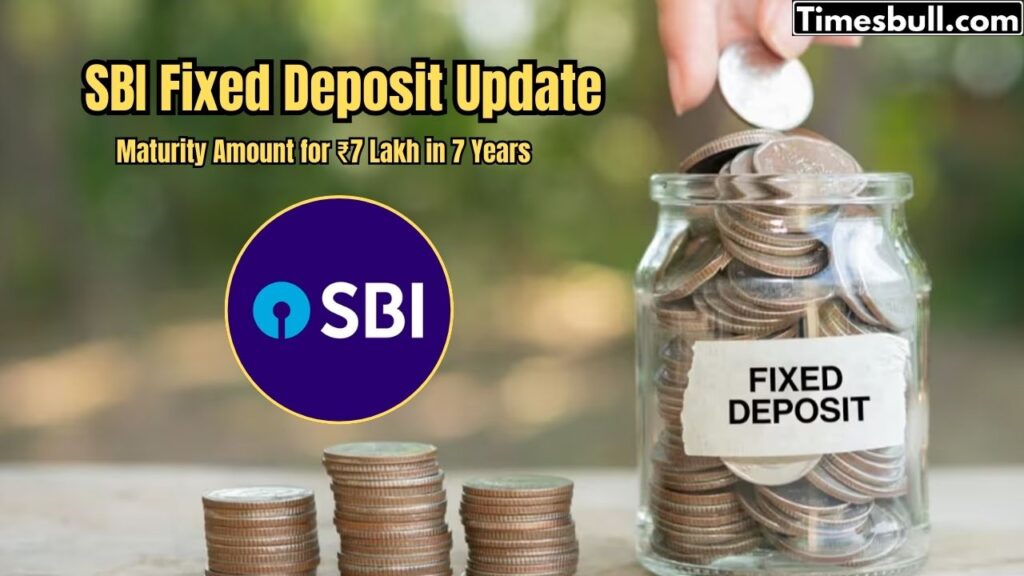 SBI FD: ₹7 Lakh Deposit for 7 Years—Know How Much You’ll Get in Returns