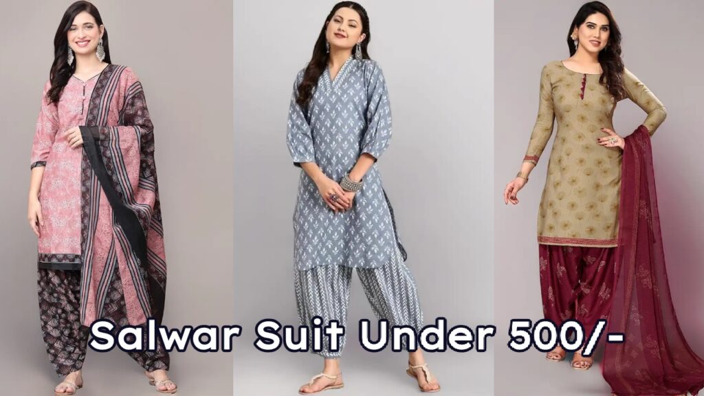 Amazon Fashion Deals: Buy Latest Design Salwar Kurta Under Rs 500, Check Deals
