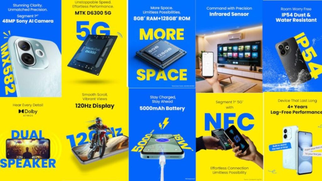 48MP AI कैमरा और 8GB तक RAM के साथ Tecno Pop 9 5G स्मार्टफोन हुआ लॉन्च, जाने कीमत