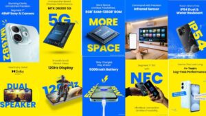 48MP AI कैमरा और 8GB तक RAM के साथ Tecno Pop 9 5G स्मार्टफोन हुआ लॉन्च, जाने कीमत