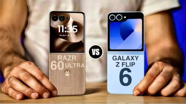 Razr 60 Ultra vs Galaxy Z Flip 6: The Foldable Face-Off You Can’t Miss