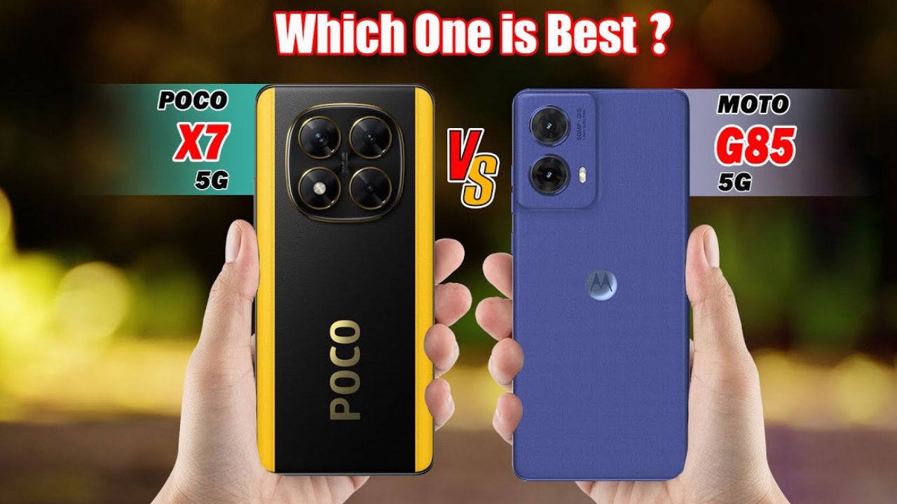 Moto G85 Battles POCO X7:...