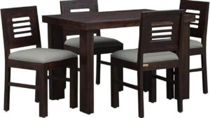 Amazon Summer Sale 2025: Sheesham Wood Dining Table Set at Just Rs 15,669