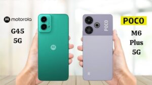 Poco M6 Plus vs Moto G45 5G: Best 5G Smartphone Under Rs 12,000?
