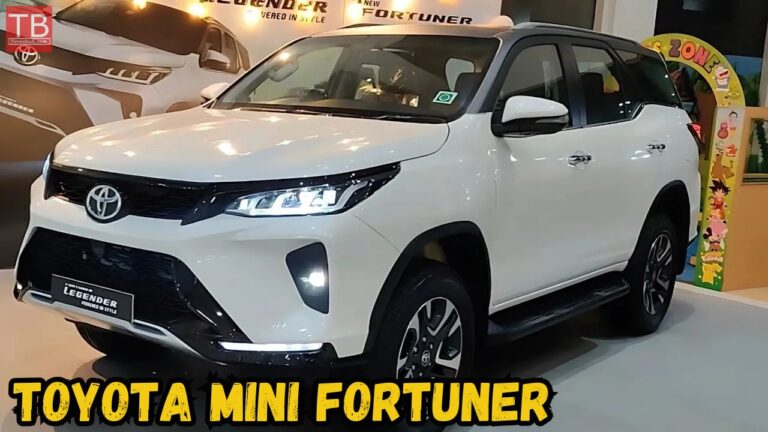 The Toyota Mini Fortuner is a powerful and stylish SUV With Legendary Features
