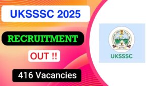 Uksssc Recruitment