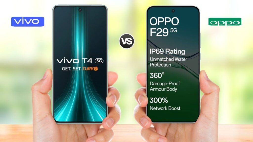 Vivo T4 5G or Oppo F29 5G? Full Comparison in 10 Points to Help You Decide