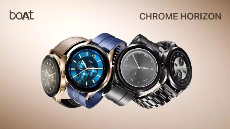 Boat Chrome Horizon Smartwatch: Your Stylish Fitness Partner Under Rs 3,000