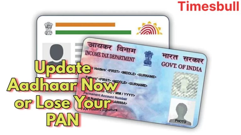 Update Aadhaar Now Or Lose Your Pan
