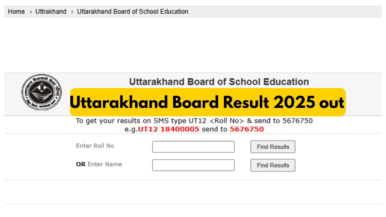 Uttarakhand Board Result 2025 to...