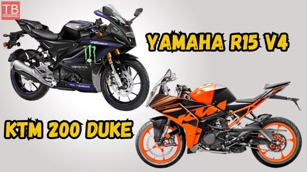 Yamaha R15 V4 VS KTM 200 Duke