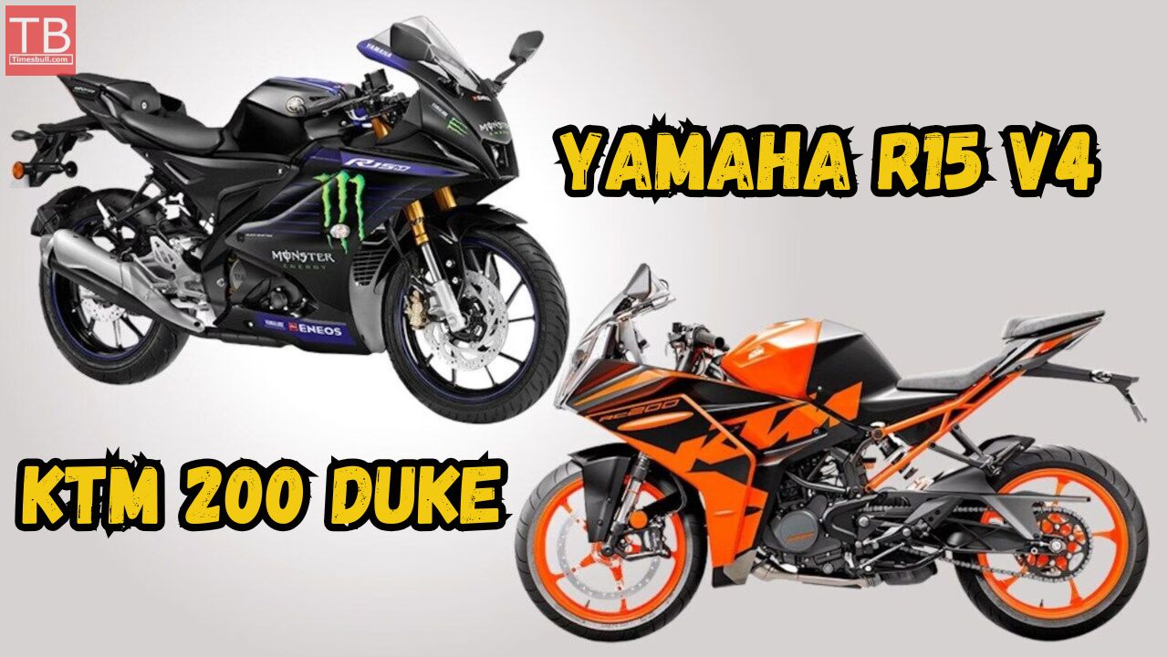 Yamaha R15 V4 VS KTM 200 Duke