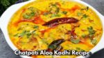 aloo kadhi recipe