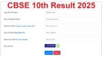 cbse 10th result 2025