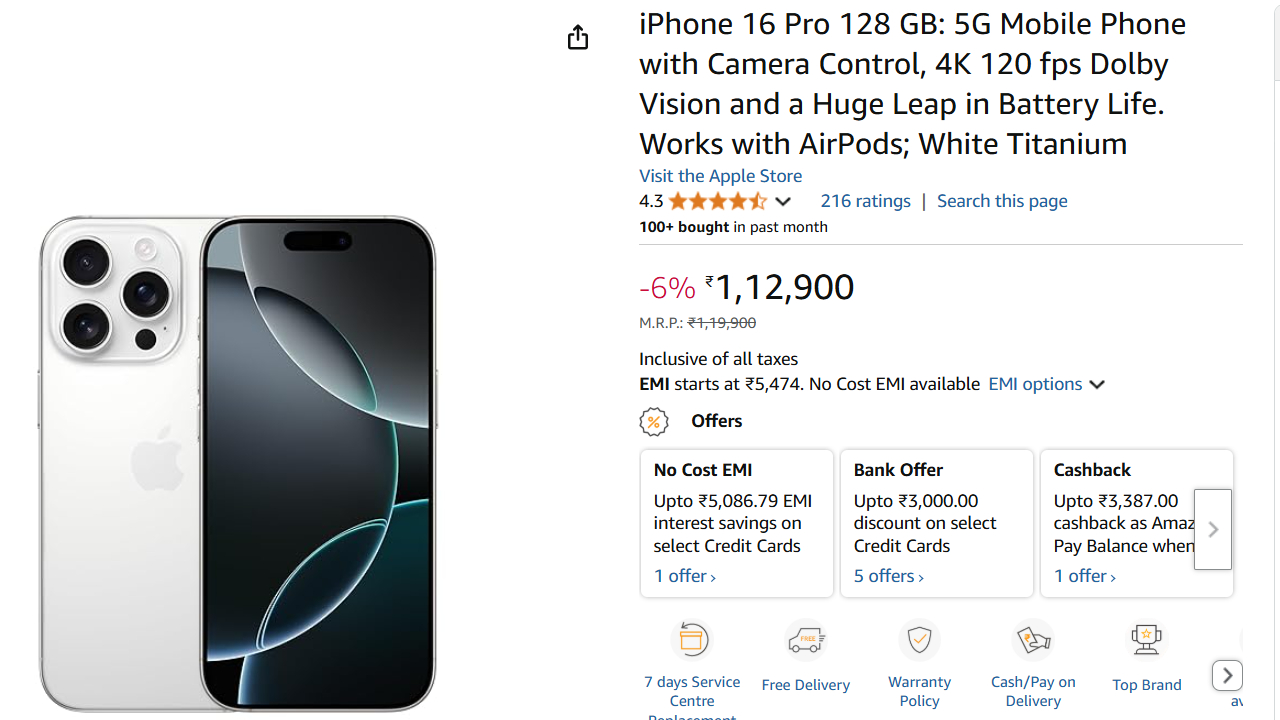 iPhone 16 Pro Discount