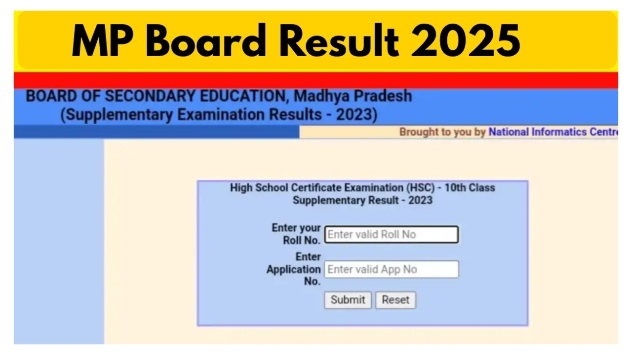 MP Board 10th & 12th...