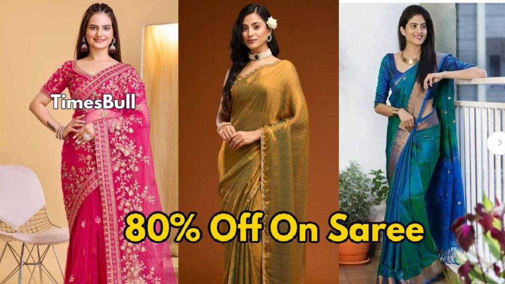 Fashion Deal: Fancy Saree Up to 50% to 80% Off on Myntra Wedding Sale 2025 Sale