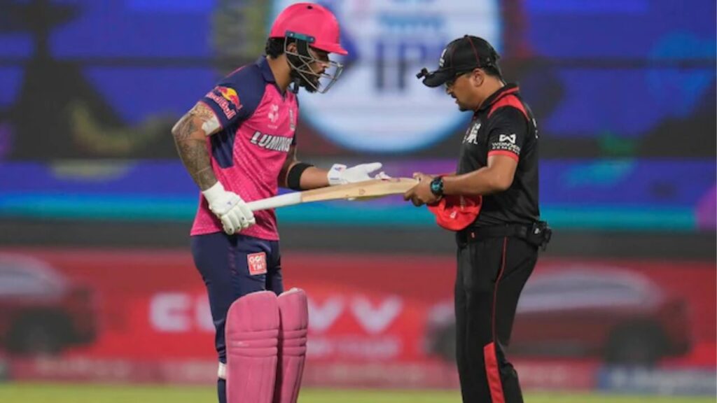 _riyan parag bat controversies