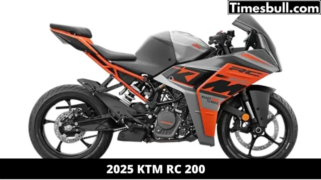 2025 KTM RC 200 gets new metallic grey colour – know what’s special