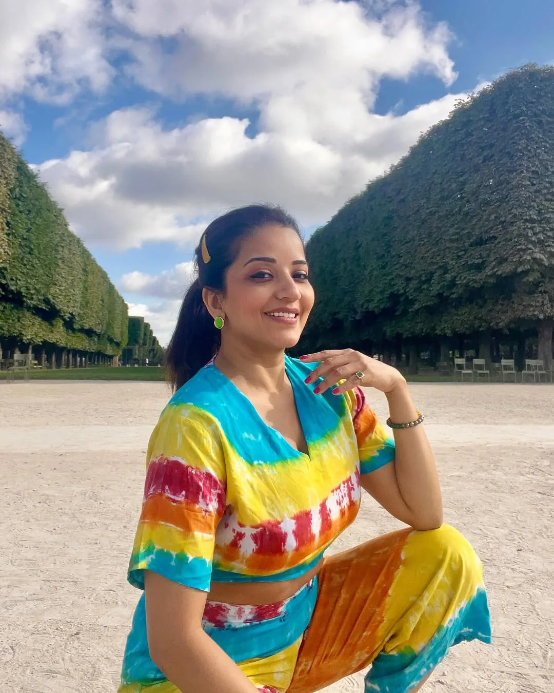 Monalisa Flaunts Her Curvy Figure...