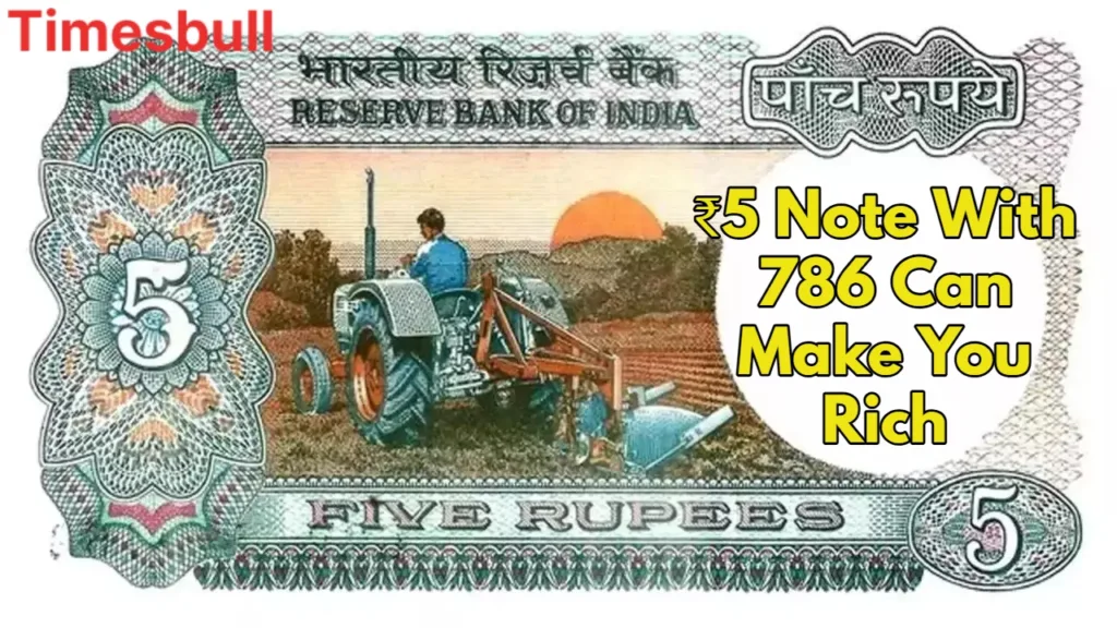 This Rare ₹5 Note Can Make You a Millionaire, Check If You Have It