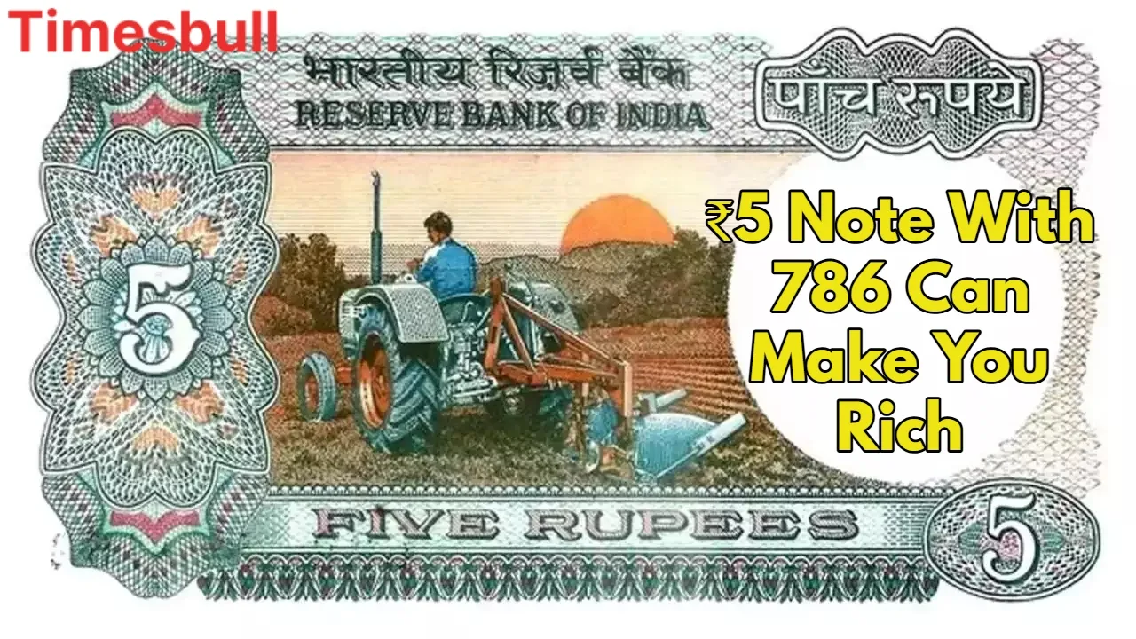 This Rare ₹5 Note Can...