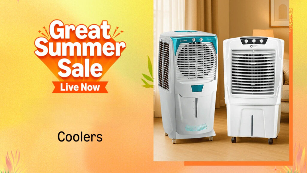 Amazon Summer Sale 2025 : Best Air Cooler Deals to Beat the Heat Without Breaking the Bank