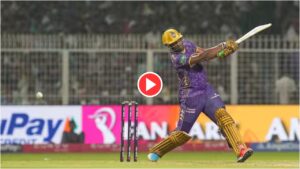 KKR VS RR Video: Andre Russell hits 6 sixes, video viral