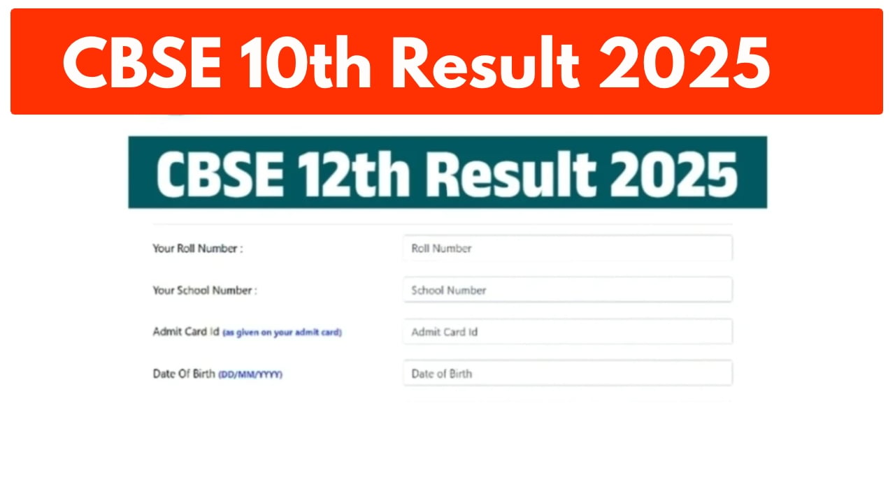 CBSE 10th Result 2025 –...