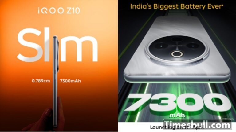 iQOO Z10: Power-Packed 7300mAh Battery and Fast Performance for Students