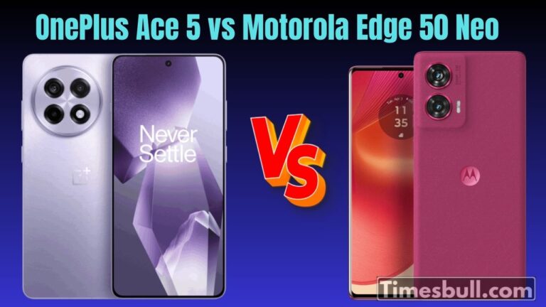OnePlus Ace 5 vs Motorola Edge 50 Neo: Which Performance is Better?